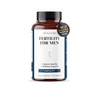 Nullure Suplemento Fertilidad Masculina | Recuento y Motilidad Espermática | L-Carnitina + CoQ10 + L-arginina | Hombre |Testado por terceros | Vegano y Sin Aditivos | 60 cap 1 mes |Fabricado en España
