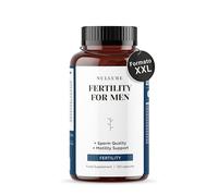 Nullure Suplemento Fertilidad Masculina | Recuento y Motilidad Espermática | L-Carnitina + CoQ10 + L-arginina | Testado por terceros | Vegano y Sin Aditivos | 120 cap 2 mes |Fabricado en España
