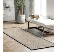 nuLOOM Elijah Farmhouse - Alfombra de Pasillo (60 x 180 cm), Color Gris Oscuro