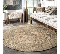 nuLOOM Rigo Alfombra de Yute Tejida a Mano, 2 pies 3 Pulgadas x 4 pies, Color Natural