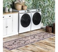 nuLOOM Sasha - Alfombra de Pasillo Lavable a máquina, 2 pies 6 Pulgadas x 6 pies, Color Rosa