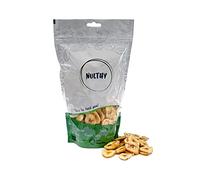 NULTHY 1kg - Chips de Banana BIO, Snack de Fruta Crujiente, Cultivo Ecológico, Dulce y Energético