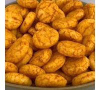 NULTHY - 1kg Galletas de Arroz con Curry Amarillo - Snacks - Aperitivos con Sabor
