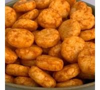 NULTHY 1kg - Galletas de Arroz Sabor Barbacoa BBQ, Snack Crujiente Ahumado, Aperitivo Intenso