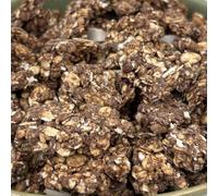 NULTHY 1kg Granola Ecológica de Chocolate y Coco Sin Gluten | Avena Crujiente con Gotas de Cacao Real | Desayuno Saludable y Saciante sin Azúcar Refinado