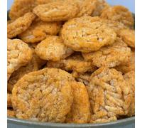 NULTHY 250g - Galletas de Arroz Risotto con Paprika, Snack Ligero al 72% Arroz, Sabor Ahumado Crujiente