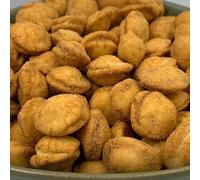 NULTHY 500g - Cacahuetes Sabor Barbacoa, Snack Crujiente BBQ, Frutos Secos Tostados, Aperitivo Ahumado