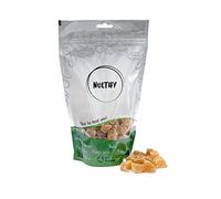 NULTHY 500g - Jengibre Ecológico Glaseado BIO, Raíz Cristalizada Dulce y Picante, Snack Vegano Natural, Ideal para Infusiones, Té y Repostería