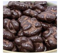 NULTHY 500g - Nueces Bañadas en Chocolate Negro, Snack Gourmet Premium, Corazón de Grano Crujiente, Postre Energético