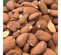 NULTHY - 500gr Almendra Tostada Con Piel - Sin Sal - Origen España - Frutos Secos Naturales - Sin Gluten - Vegano