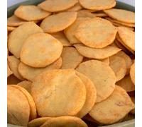 NULTHY - 500gr Galletas de Maíz con Sabor a Queso - Textura Crujiente - Snack para Cualquier Momento del Día