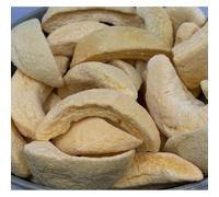 NULTHY 75g Melocoton Liofilizado en Trozos. El Topping Dulce y Vegano para Yogur, Porridge, Avena y Batidos. 1 Solo Ingrediente Sin Conservantes. Nutrición Real