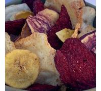 NULTHY Chips de Vegetales Mix, 450g | Sin Aditivos, Con Batata, Plátano, Zanahoria y Yuca, Bajo en Sal