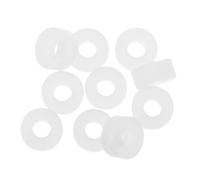 NULYLU 10 Anillos de Vástago de Válvula de Silicona Blanco para Inflador de Neumáticos Larga Duración y Inflado en Bicicletas y Diversos Escenarios de Inflado