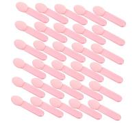NULYLU 100piezas Brochas Sombras De Ojos Pinceles Para Maquillaje De Ojos Aplicadores De Sombras Suaves Mango De Punta De Esponja Accesorios De