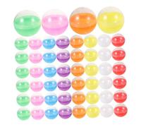 NULYLU 100piezas Juguetes De Pelota Gachapon Color Mixto Para Máquina Expendedora Redonda Juguete De Bola De Chicles Para Rellenar Máquinas De Chicles Pequeño Contenedor De Almacen