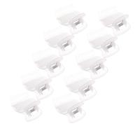 NULYLU 10piezas Pinza Para Rizador De Cabello Aislamiento Térmico Clips Transparentes Para Tratamientos De Cabello Diseño y Resistente Para Coloración y Estilo