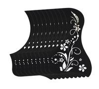 NULYLU 10piezas Placa Protectora Antirayaduras Para Guitarra De Estilo Floral y Material Duradero Fácil Instalación Sin Afectar La Experiencia De Tocar Accesorio Esencial Para Guitarras