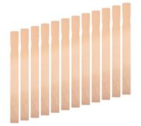 NULYLU 12 Piezas Palos de Madera para Mezclar Pintura de Base Agua, Bastones Khaki para DIY y Taller, Mantienen Pintura Uniforme y Reducen Diferencias de Color
