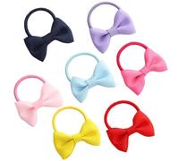 NULYLU 14 Cintas Color Aleatorio que No Dañan el Cabello de Tela Flexible sin Partes Metálicas Pelo Lazo para Niñas Accesorios Ideales Bebés