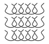 NULYLU 15 Clips de Retención Metálicos para Manivela de Ventana de Coche, Set de Recambios para Reparación, Montaje Seguro y Duradero, Compatibles Múltiples Modelos Automotrices