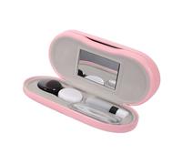 NULYLU 1juego Organizador De Lentes De Contacto Estuche Portátil De PU para Viajes Caja Doble De Almacenamiento De Lentes De Contacto para Uso Diario y Viajes