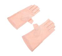 NULYLU 1par Guantes De Protección Uv Para Manicura Semi-dedos Transpirables y Cómodos Para Tratamientos y Actividades Floral
