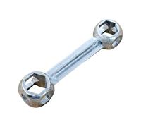 NULYLU 1pieza Llave para Bicicleta de Aluminio Herramienta Multifunción con Diseño de Doble Cabeza Resistente y Duradera para Reparación y Mantenimiento de Ciclismo Casa o Taller