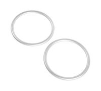NULYLU 2 anillas de aluminio para portabebés de recién nacido, accesorios ergonómicos para portabebés, anillas de 8,8 cm para llevar a la cadera y a la espalda, piezas para para bebés y niños