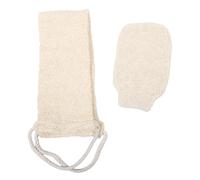 NULYLU 2 Piezas Baño Exfoliante de Espalda Guante de Ducha de Sisal Natural Paño Exfoliante para Uso Baño