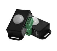 NULYLU 2 Piezas Interruptor de Luz Sensor de Movimiento Detección de de Temporizador para Iluminación de Gabinete Cocina y Escaleras Paquete de Negro
