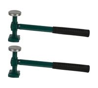 NULYLU 2 Piezas Martillo para Carrocería, Martillo de Chapa de Acero Mango de Tubo, para Carrocería y Revestimiento de Puerta, Taller de Reparación de Automóviles, Precisión y Fino