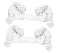 NULYLU 2 Piezas Soporte Transparente para Kalimba Soporte Práctico de Acrílico para Piano de Pulgar Estante Compacto y Portátil para Exhibición de Instrumentos Musicales