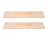 NULYLU 2 Piezas Tapas de Moldes de Madera Maciza para Jabón y Tostadas de Reutilizables Duraderas y Ligeras para Manualidades DIY Aptas para Aficionados al Bricolaje