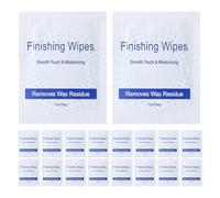 NULYLU 20 piezas Toallitas para Eliminar Cera Corporal Toallitas Limpiadoras de Aceite para Depilación Paquete Individual para Limpieza y Acabado Post-depilatorio Uso Seguro y Práctico