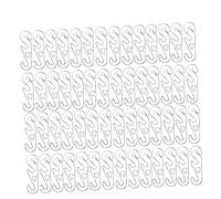 NULYLU 200piezas Gancho Antideslizante Ajustable Para Máscaras Extensión Para Aliviar Presión Las Orejas Conectores De Máscara Blanco