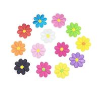 NULYLU 26 Parches Bordados de Girasoles, Termoadhesivos de Tela Perfectos para Proyectos y Cubrir Agujeros Color Aleatorio para Ropa y Bolsos