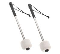 NULYLU 2piezas Baquetas Para Bombo Maza De Bombo Con Cabeza De Fieltro Accesorio De Percusión Para Practicar Casa o