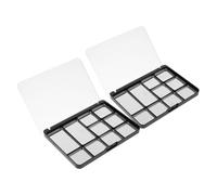 NULYLU 2piezas Paleta De Sombras De Ojos Bandeja Vacía Paleta Magnética Con Bandejas