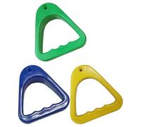NULYLU 3 Anillos de Manija para Autobús y Metro, Asa Triangular de Plástico Ligera y Fácil de Transportar, Paquete de 3 Piezas para Uso en Transporte Público