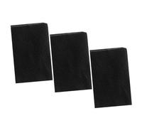 NULYLU 3 Fundas de Piel de Oveja para Corrección y Prevención de Errores Interpretación para Violín y Violonchelo, Accesorios Profesionales en Color Negro