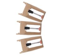 NULYLU 3piezas Agujas Repuesto Para Tocadiscos Vinilo Compatible Fonógrafo Punta Rubí Varilla Aluminio Ligero Fácil Instalación
