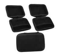 NULYLU 3piezas Estuche Organizador De Maquillaje para Herramientas De Uñas y Pestañas Bolsa Compacta con Cremallera para Viaje y Almacenamiento Profesional De Belleza