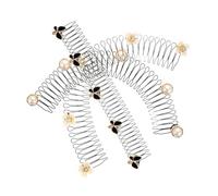 NULYLU 3piezas Peine Invisible Para Fijación De Cabello Clip Para Mujeres y Para Maquillaje y Cuidado Facial Accesorio De Práctico