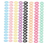 NULYLU 400 Piezas Gomas Elásticas Pelo para Niñas Pequeñas Bandas Cabello Suaves Que No Dañan el Cabello para Peinados Creativos y Regalos para Niñas