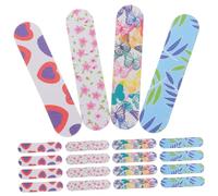 NULYLU 40piezas Esponjas De Uñas De Limas De Manicura Esponjas De Arte Para Uñas De Doble Cara Diseños De y Corazón Herramientas Esenciales Para Salones y Uso Personal