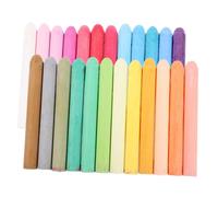 NULYLU 48 Piezas Tizas sin Polvo Tizas Lavables y Coloridas para Pizarra Multiusos para Enseñanza y Dibujo Interiores y Exteriores