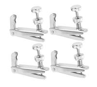 NULYLU 4piezas Afinadores Finos De Violín Metálicos Duraderos Ajustadores De Cuerda Para Violines y Facilidad Instalación Accesorios Prácticos Para Principiantes