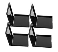 NULYLU 4piezas Caja De Almacenamiento Para Gel Uv De Contenedor y Prueba De Luz Para Pegamento De Gel De Jalea Organización Elegante y Minimalista Para Accesorios Pequeños