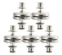 NULYLU 5 Pares de Abrazaderas Magnéticas para Cortinas de 25 MM Sujeción sin Perforación Diseño Desmontable Soporte Decorativo para Sala de Estar y Dormitorio